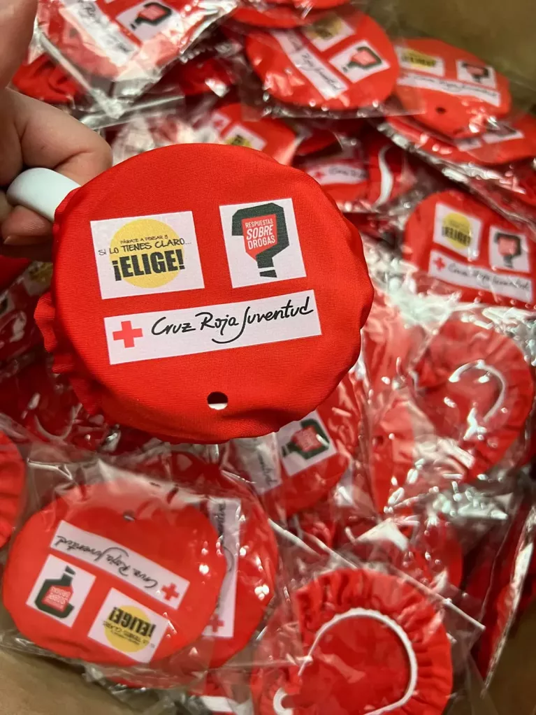 condones vasos promocionales