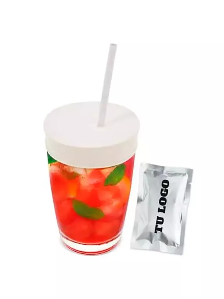 Preservativo para copo de látex com logótipo
