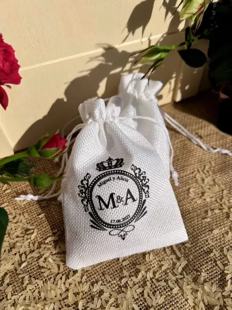 Sacchetti di riso per matrimonio