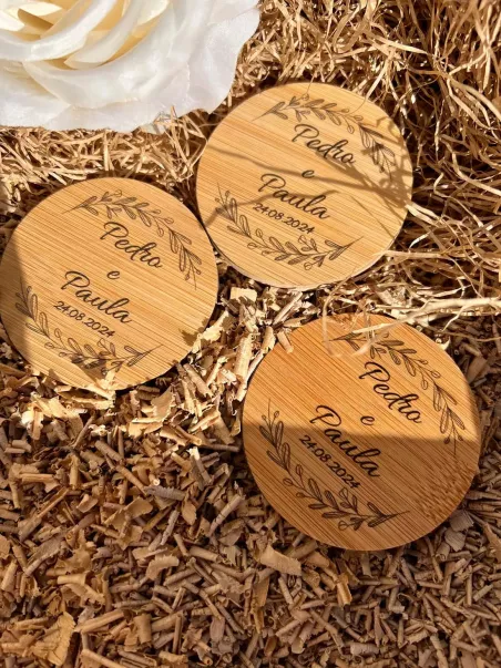 posavasos bambu redondos