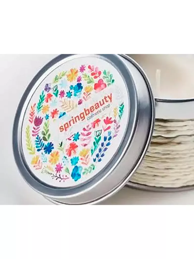 Promotional custom candles