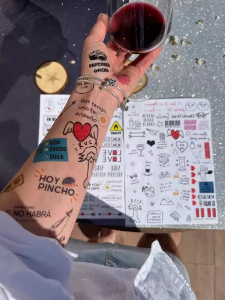 Tatouages éphémères mariage