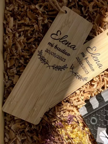 Custom favor bookmark