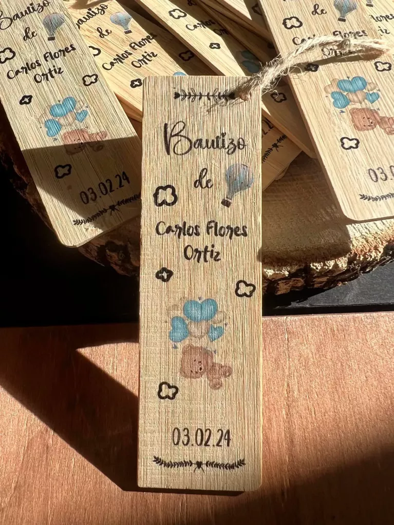 Personalisierte Gastgeschenke Lesezeichen