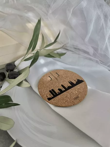 cool wedding coaster