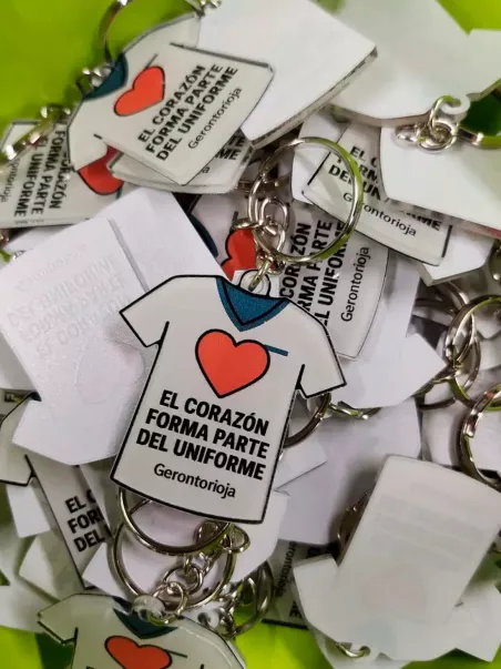 Porte-clés personnalisés en forme de maillot