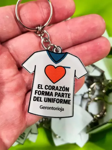 llaveros camiseta personalizados uv