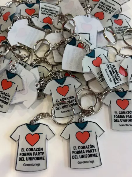 venta de llaveros acrílicos con forma