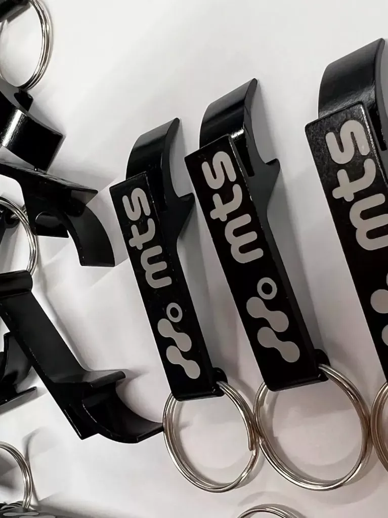 Werbe-Schlüsselanhänger mit Öffner