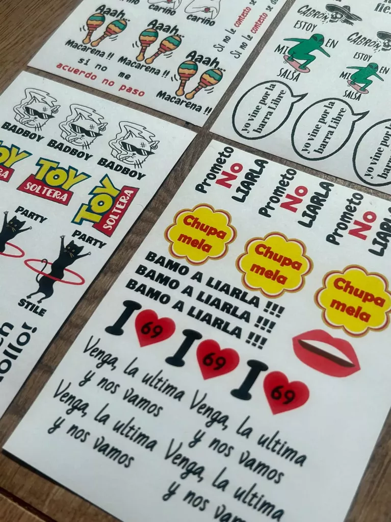 Cadeau d'invité tatouage anniversaire