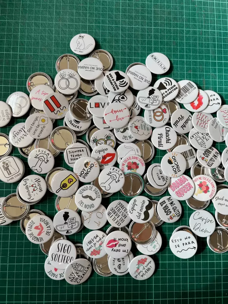 Wedding badges