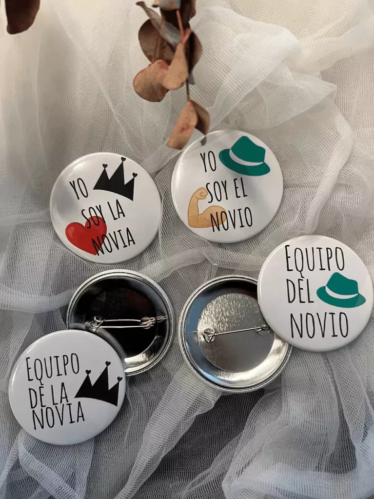 Crachás Equipa da noiva