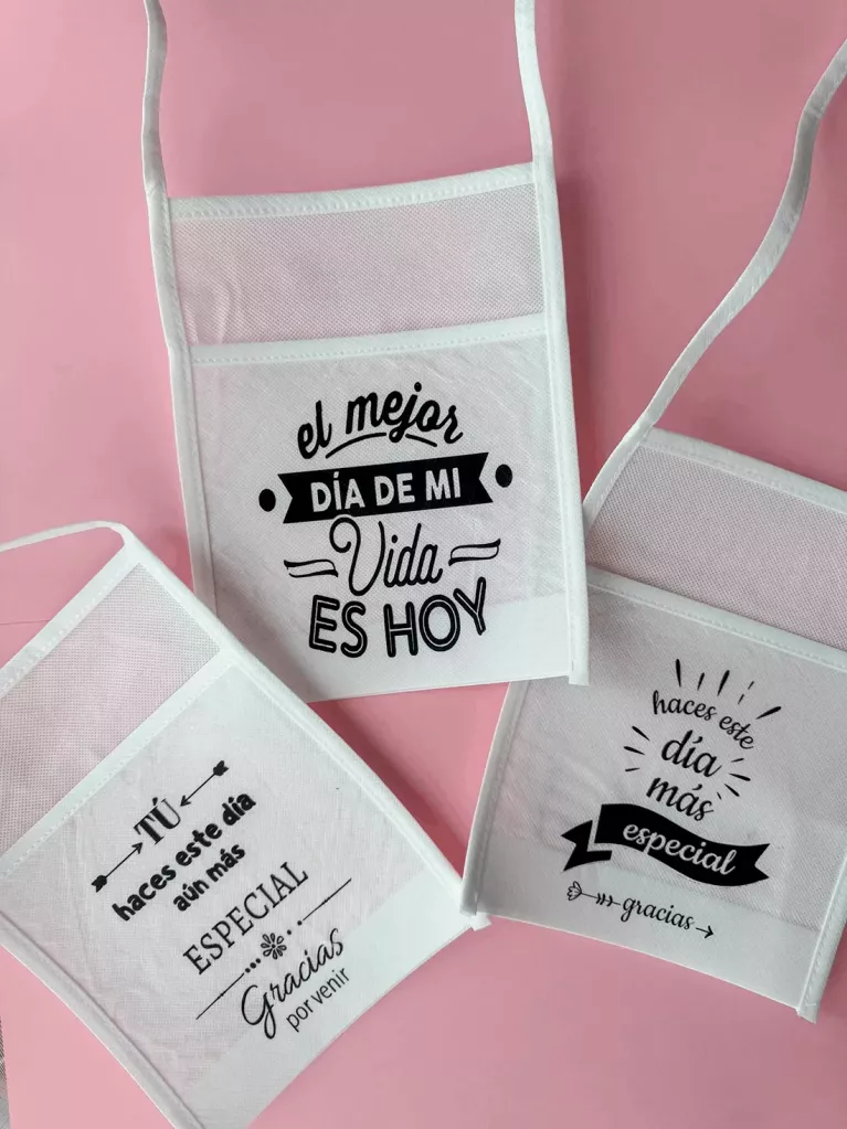 Porta-copos com frases