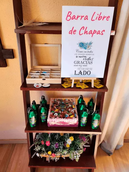 Wedding badge corner