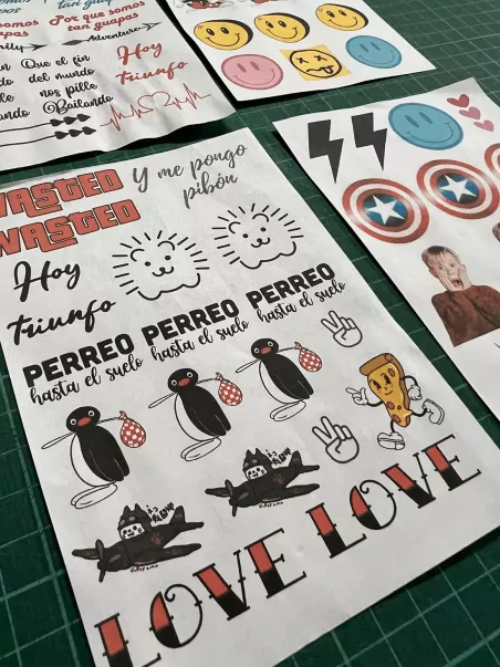 calcomanias divertidas