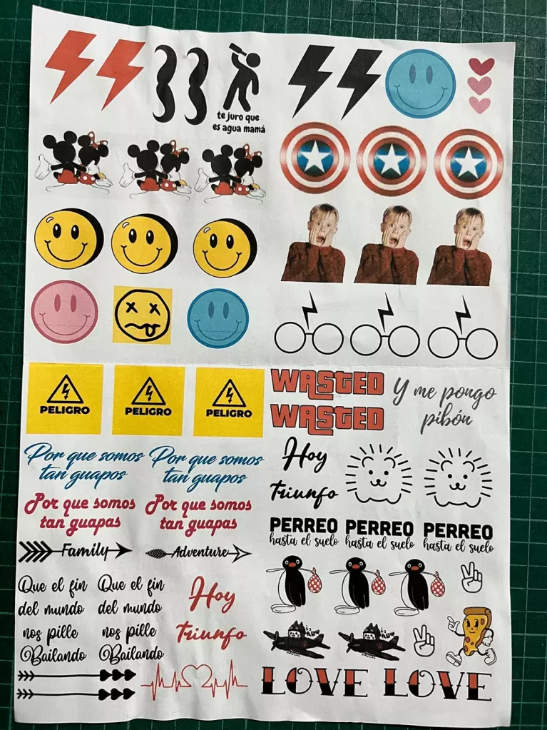 Tatouages première communion personnalisés