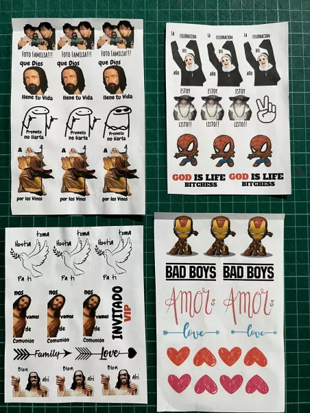 Gefälschte Tattoos zur Kommunion