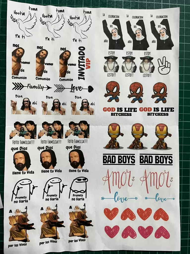 tatuajes temporales primera comunion
