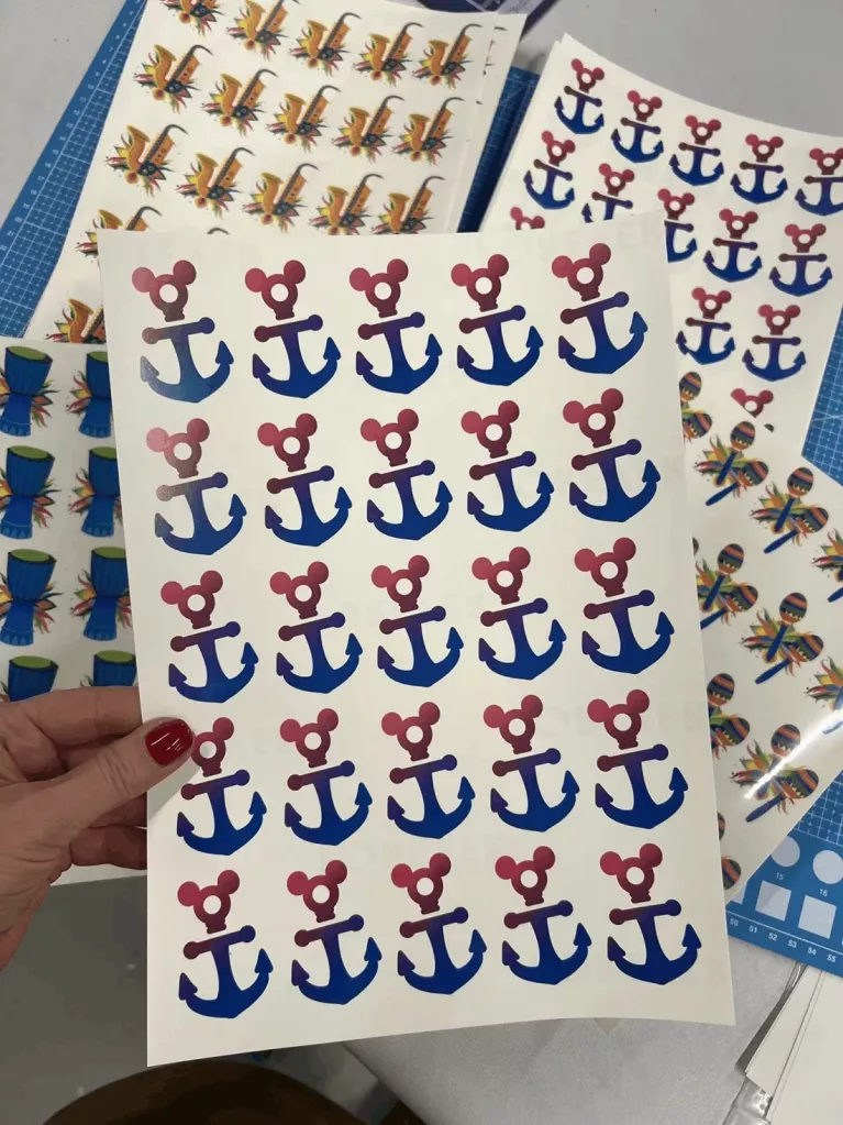 folhas de decalques A4