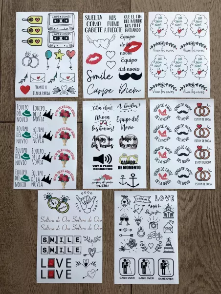 Tatuaggi temporanei per matrimonio