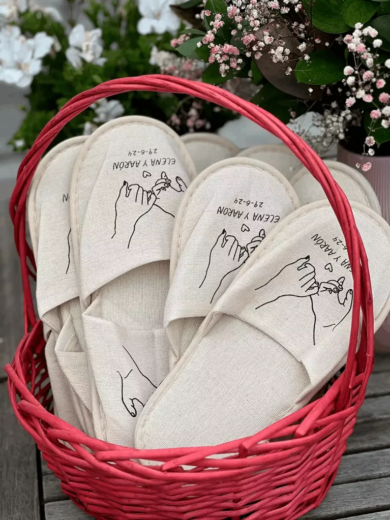 Chinelos para celebrações
