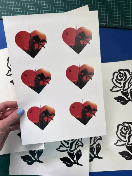 folhas de decalcomanias personalizadas