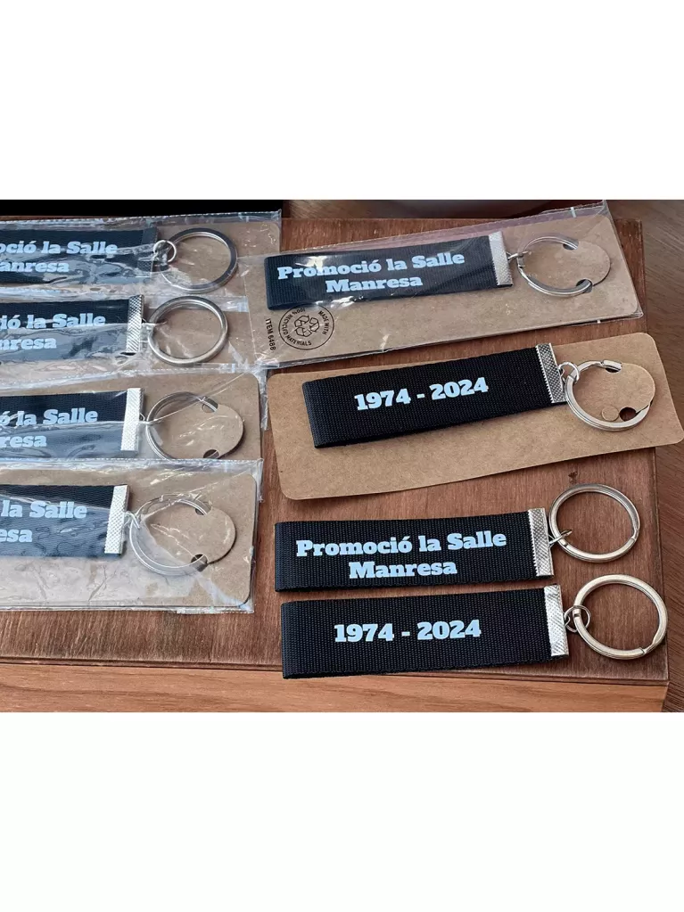 Promotional keyrings for events