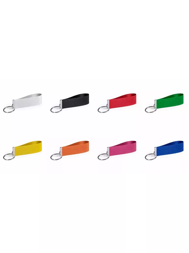 Couleurs porte-clés en tissu