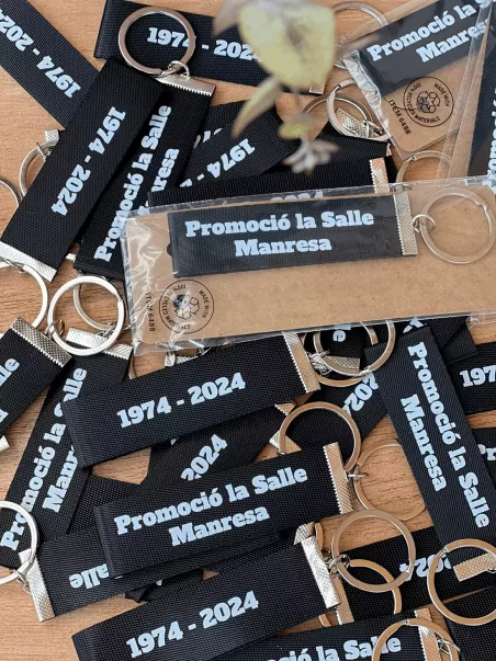 Personalisierte Stoffschlüsselanhänger