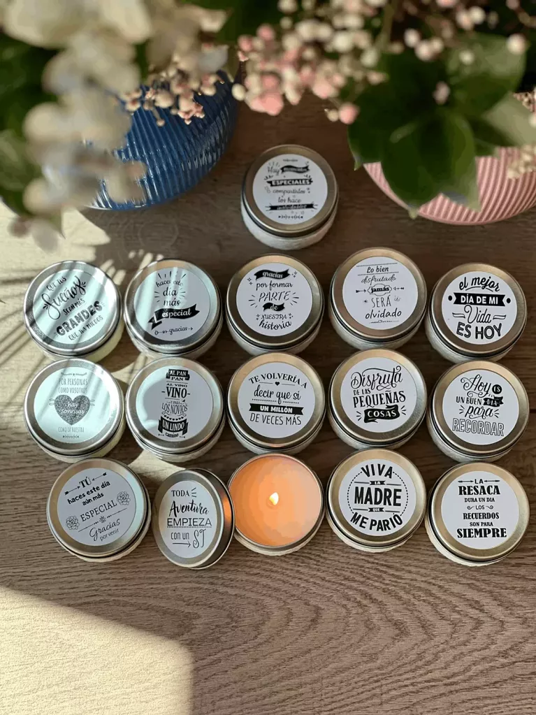 Personalisierte Kerzen als Geschenk