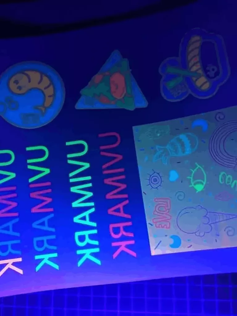 personalisierte temporäre Neon-Tattoos