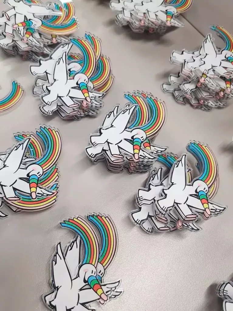 imanes personalizados con forma y color