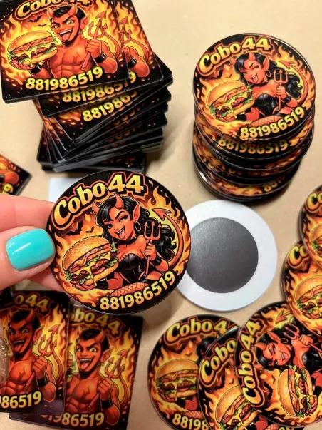 imanes redondos personalizados nevera