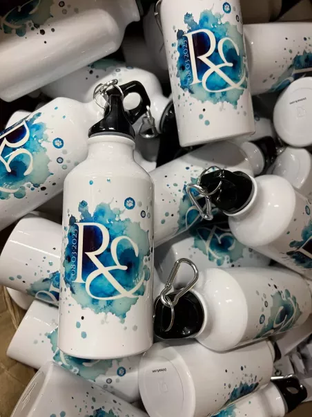 Garrafas personalizadas a cores