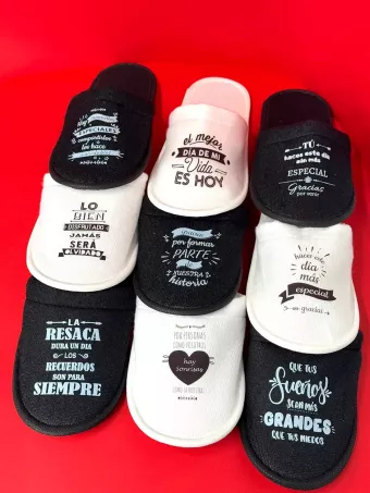 Chaussons avec Message | Uvimark®