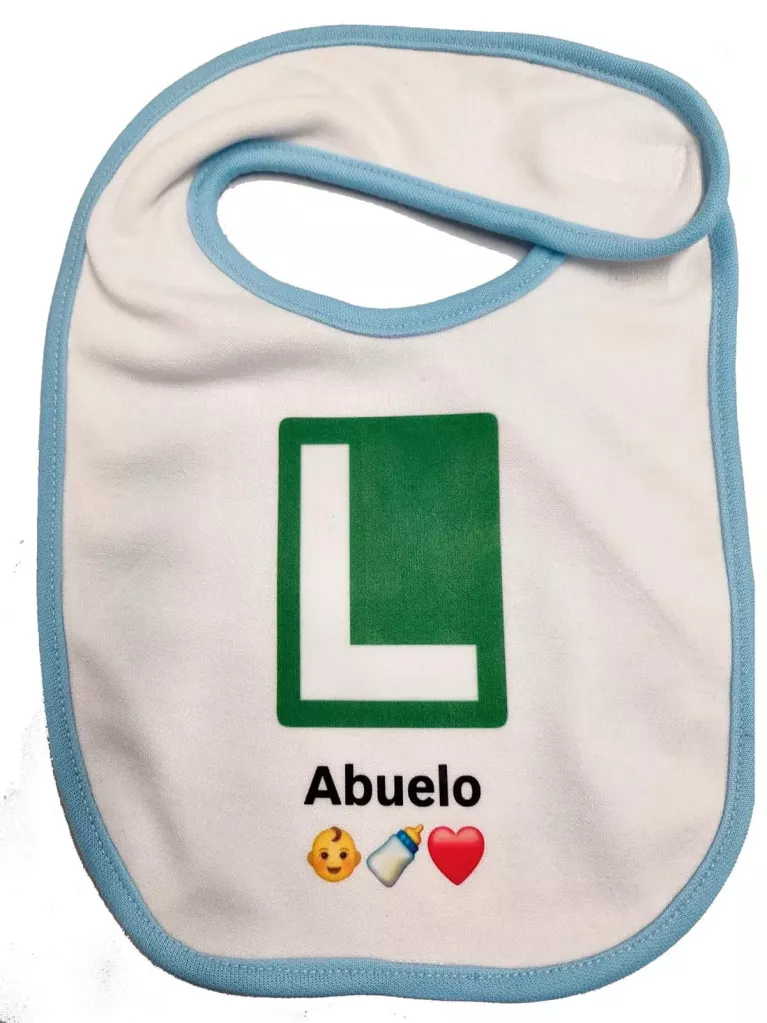 babete de bebé para o avô