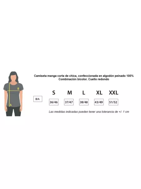 tamanhos t-shirts equipa da noiva