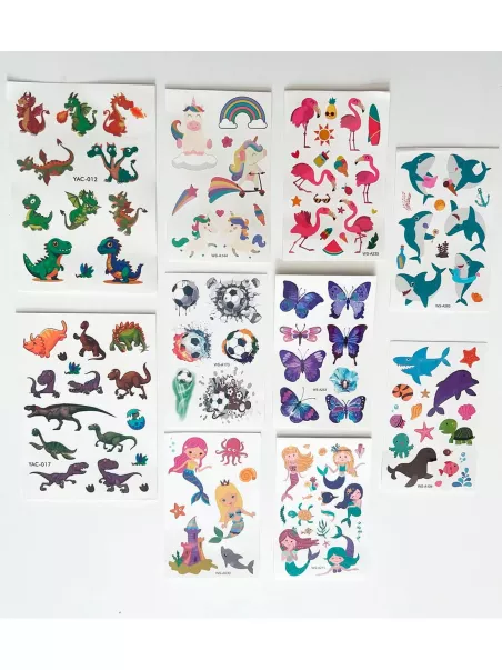 pacchetto tatuaggi per bambini