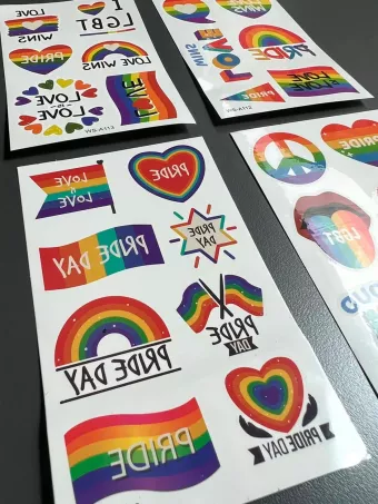 tatuaggi trasferibili LGBTQ+