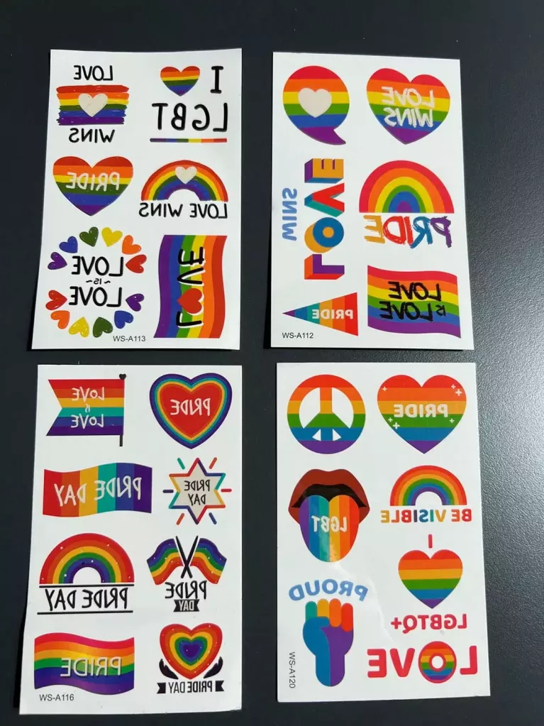 pack de decalques LGBT