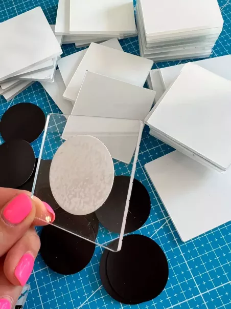 square UV magnet blanks