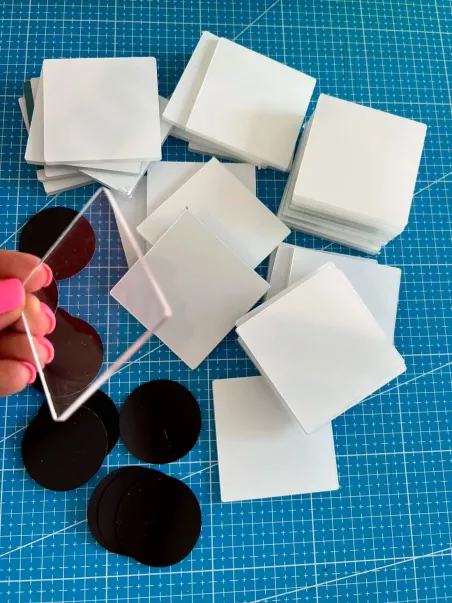 ricambi calamite quadrate per stampa UV