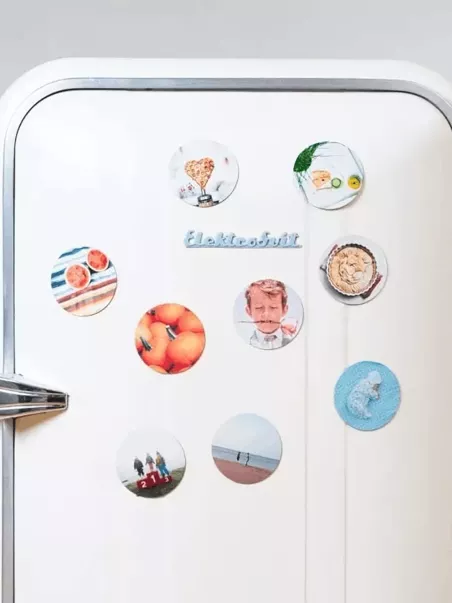 personalisierte dünne flexible Rundmagnete