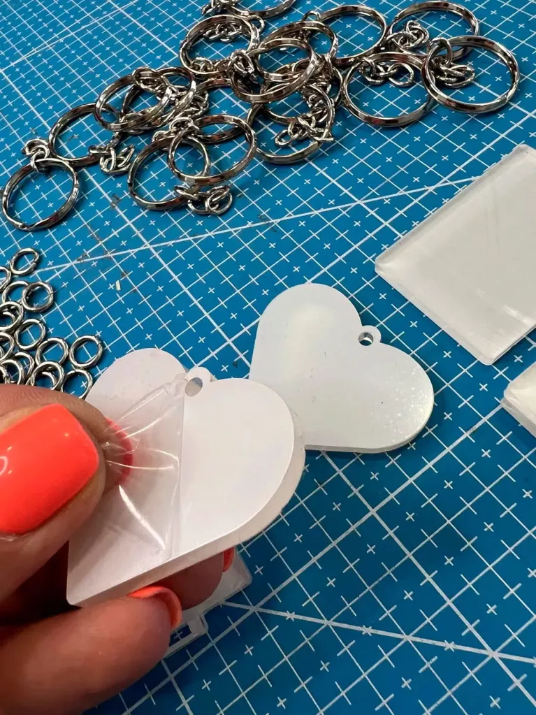 porte-clés méthacrylate pour sublimation
