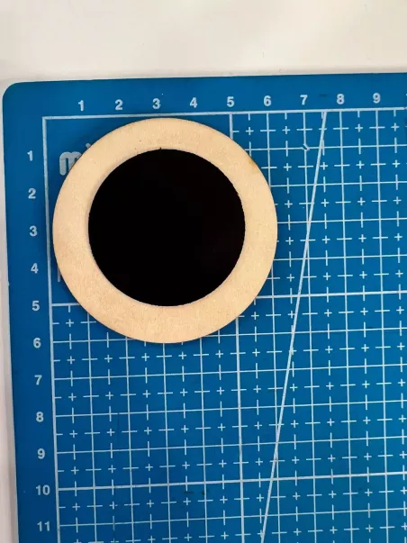 runde Holzmagnete für Sublimation