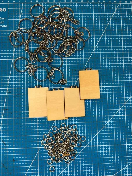 wooden keyrings for sublimation