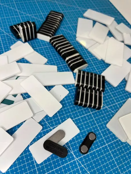 identificadores de metacrilato para personalizar por sublimação