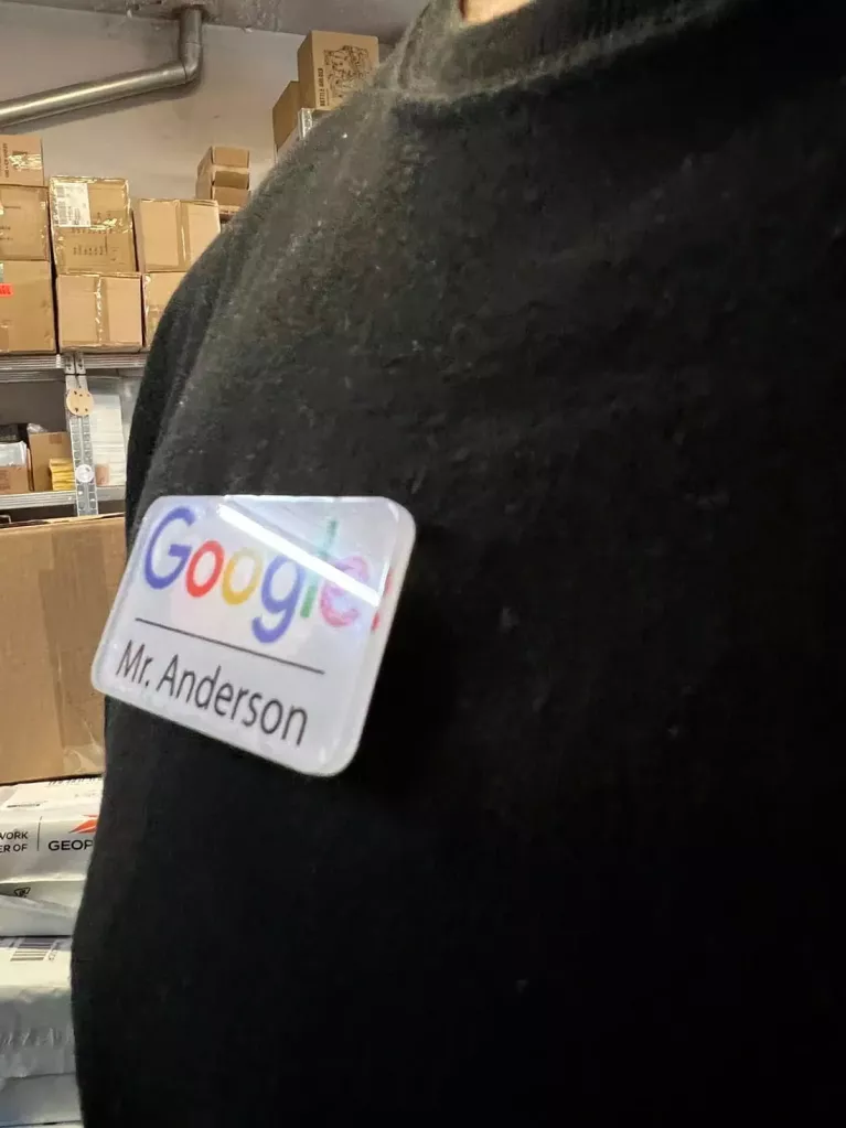 acrylic name badges