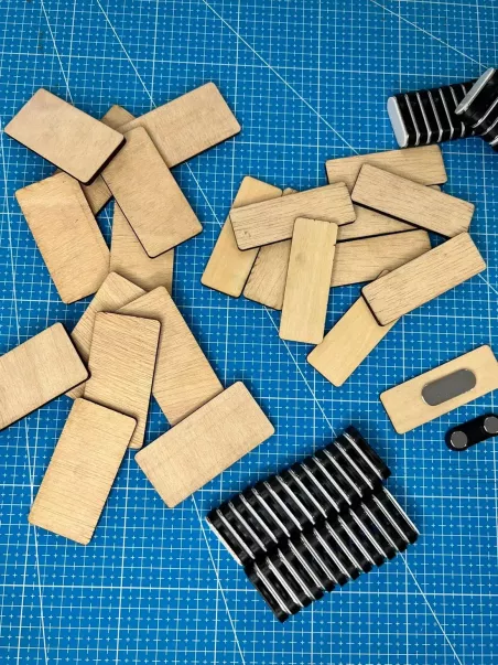 заготовки деревянных бейджей под сублимацию