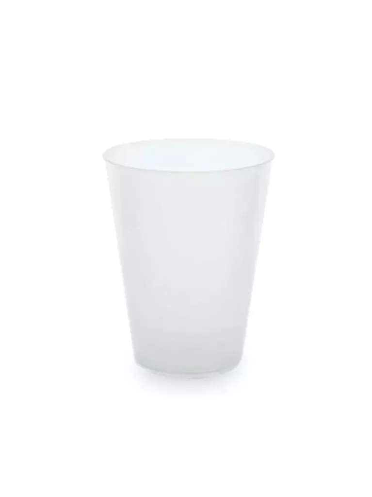 personalisierte transparente Becher